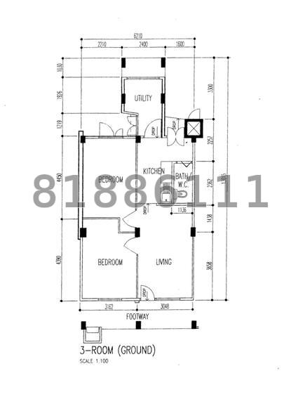 Blk 2 Jalan Batu (Kallang/Whampoa), HDB 3 Rooms #63966682